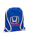 Koupakoupa Honda Τσάντα Πλάτης Γυμναστηρίου Μπλε