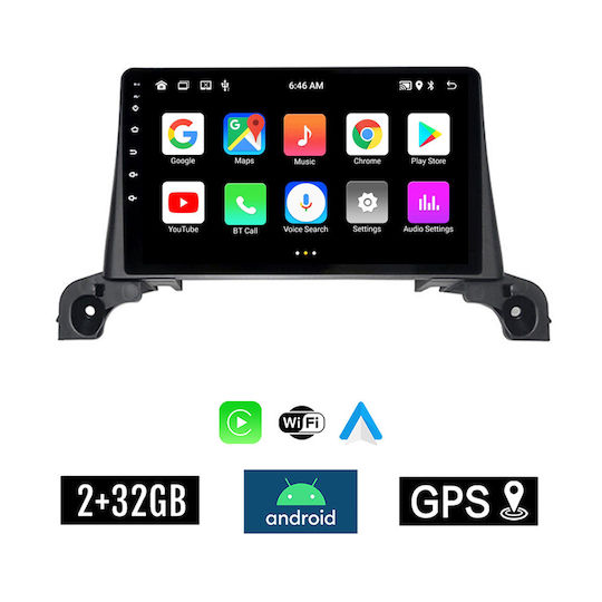 Kirosiwa Car Audio System for Peugeot 5008 2017 (Bluetooth/USB/AUX/WiFi/GPS/Apple-Carplay/Android-Auto) with Touch Screen 9"