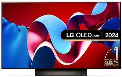 LG Smart Τηλεόραση 48" 4K UHD OLED OLED48C44LA HDR (2024)