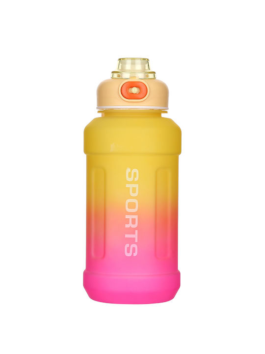 Tpster Wasserflasche Kunststoff 1300ml Gelb