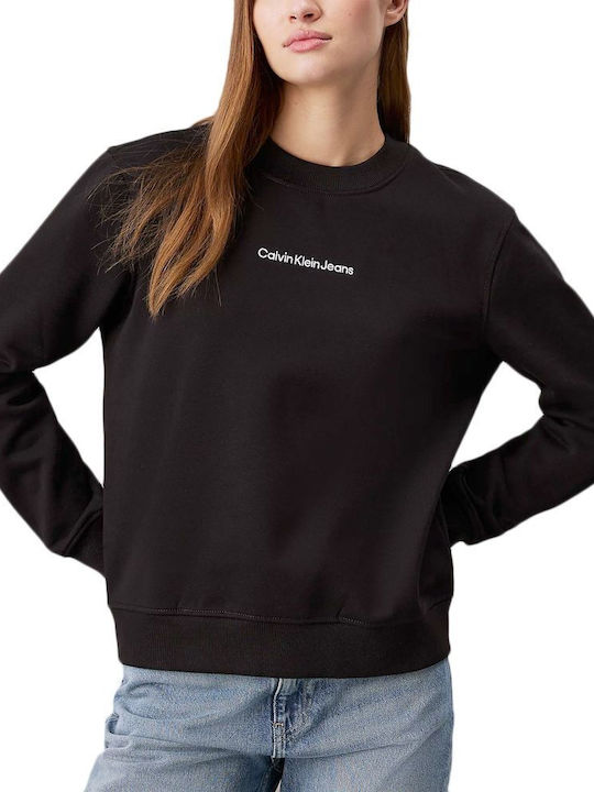 Calvin Klein Institutional Women's Fleece Sweatshirt Black