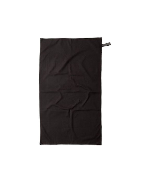 Viopros Microfiber Black Gym Towel 50x90cm