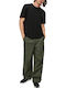 Ανδρικό Παντελόνι Loose Fit khaki