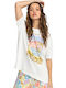 Wake Up And Stoke Damen Bluse Weiß