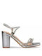 Envie Shoes Synthetic Leather Women's Sandals Silver