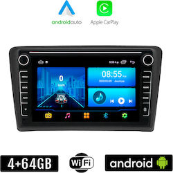 Kirosiwa Car-Audiosystem für Skoda Schnell 2012 (Bluetooth/USB/WiFi/GPS/Apple-Carplay/Android-Auto) mit Touchscreen 8"