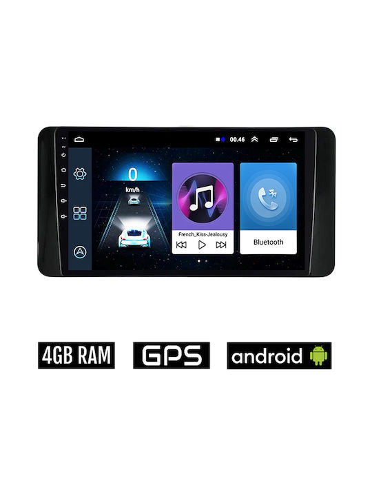 Car Audio System 2DIN (Bluetooth/USB/AUX/WiFi/GPS/Apple-Carplay/Android-Auto) with Touch Screen 10"