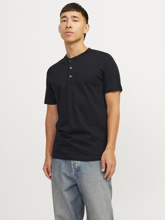 Jack & Jones Ανδρικό T-shirt Κοντομάνικο Μαύρο