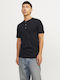 Jack & Jones T-shirt Bărbătesc cu Mânecă Scurtă BLACK
