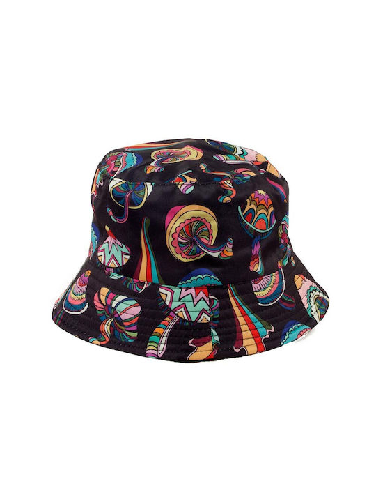 Bucket Καπέλο Διπλής Όψεως Mushrooms Black Tda01-92104-blk