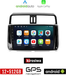 Kirosiwa Car-Audiosystem für Toyota Land Cruiser 2019 (Bluetooth/USB/WiFi/GPS/Apple-Carplay/Android-Auto) mit Touchscreen 10"