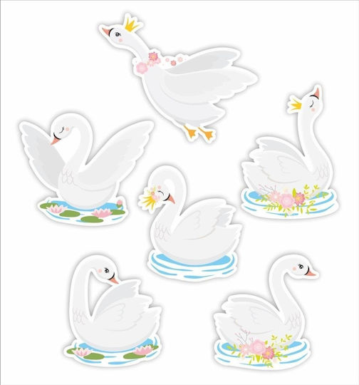 LearnHow Kids Window Sticker 6pcs
