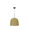 Inart Lamper Κρεμαστό Φωτιστικό Μπεζ Boho 34x34x87εκ.
