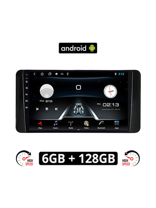 Car Audio System 2DIN (Bluetooth/USB/AUX/WiFi/GPS/Apple-Carplay/Android-Auto) with Touch Screen 10"