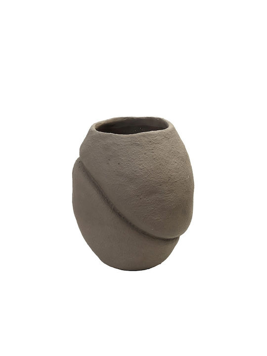 Espiel Decorative Vase Gray 25x25x30cm