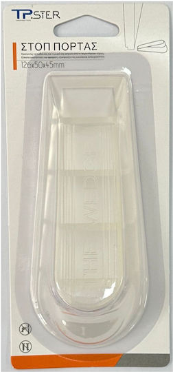 Wedge Plastic Door Stopper Transparent