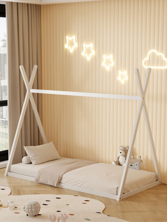 Munk T.montessori Kids Bed Montessori Single Wh...