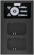 Newell Double Battery Charger Compatible with Sony