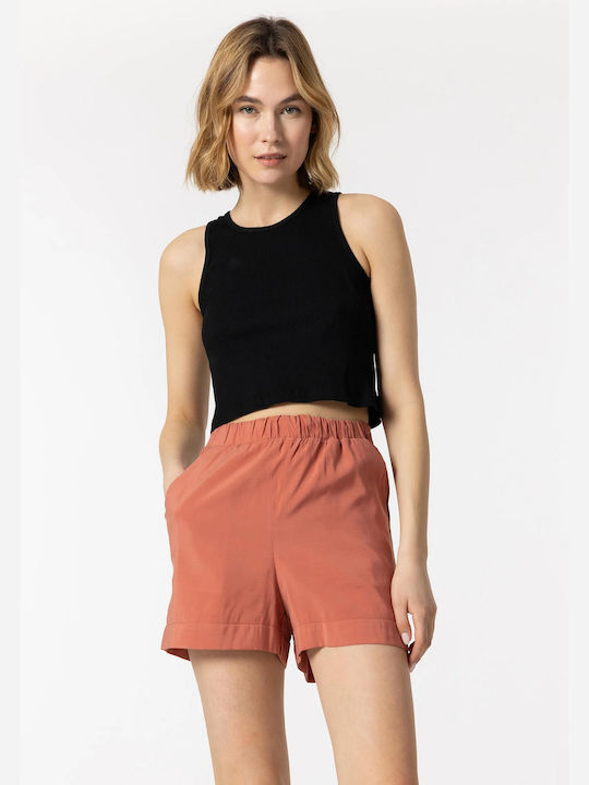 Tiffosi Women's High-waisted Shorts Red