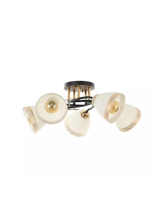 Classic Ceiling Light with Socket E27 Gold