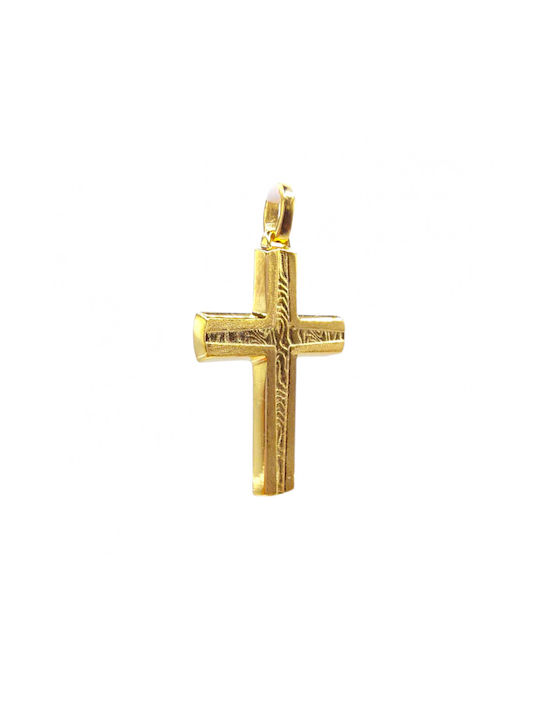 Velegrakis Men's Gold Cross 14K