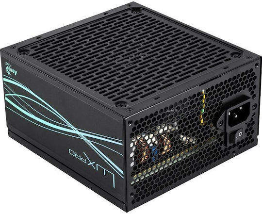Aerocool LUXPro 650W Μαύρο Τροφοδοτικό Υπολογιστή Full Wired 80 Plus Bronze