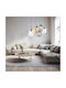 TK Lighting Pendant Light Multicolour for 6 Bulbs E27 70x130x40cm