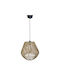 Inart Pendant Light White 25x25x84cm