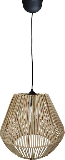 Inart Lilabel Pendant Light White 25x25x84cm