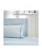 Vesta Home Σετ Βρεφικά Σεντόνια Κούνιας Βαμβακερά Light Blue 120x160εκ. 3τμχ