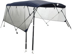 vidaXL Tenta Barca Aluminiu M183xL170cm Gri Culoare