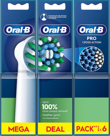 Oral-b Pro Cross Action Eb50rx 2+2+2 Ersatzkopf