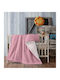 Makis Tselios Home Βρεφικό Κουβερλί Βαμβακερό Pink 100x140cm