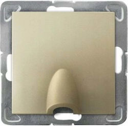 Ospel Power Socket Gold 1pcs