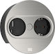 Bachmann Single Walled Power Socket with 2 USB Ports Gray