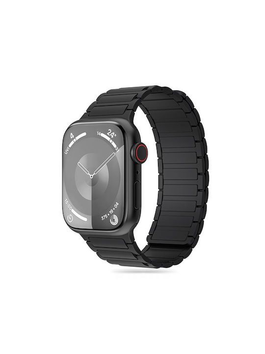 Tech-Protect Iconband Armband Silikon Schwarz (Apple Watch 42/44/45mm)