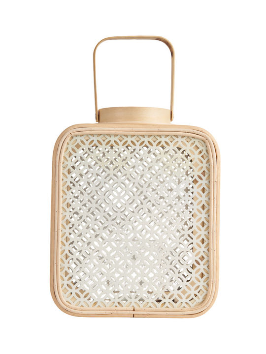 Arpimex Srl Bamboo Lantern Beige 20.5x15x24cm