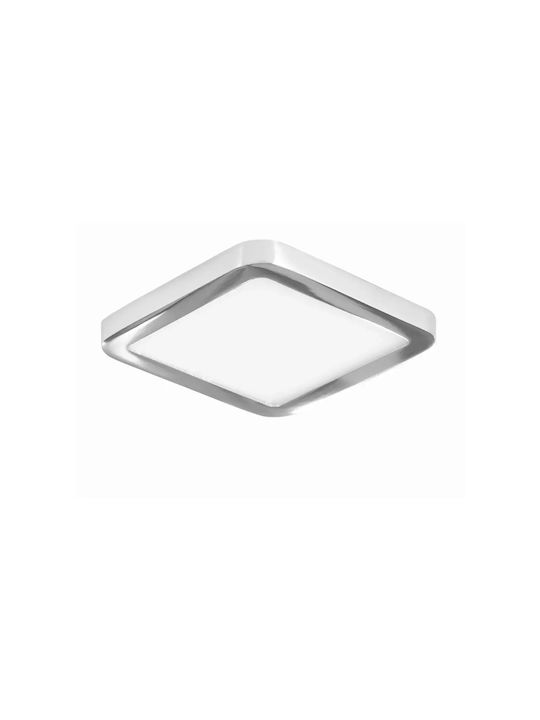 Modernă Metalică Plafonieră de Tavan cu LED Integrat în culoare Alb