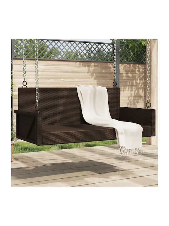 Hängende Garten & Veranda Schaukel 2 Sitze Ratt...