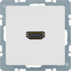 Hager Steckdose HDMI in Weiß Farbe 3315426089