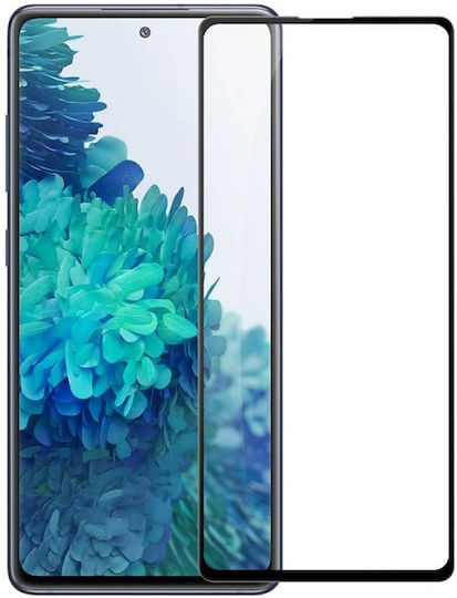 Full Glue Full Face Tempered Glass Μαύρο (Galaxy S20+)