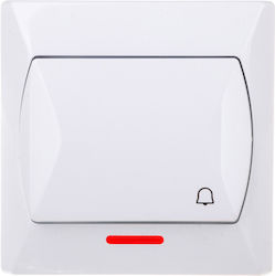 Ospel Wandschalter Glocke Mit Orange Rahmen 0337959