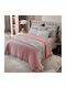 Liolios Home Diamond Κουβέρτα Υπέρδιπλη 230x260εκ. Pink