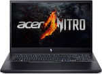 Acer Nitro V 15 ANV15-41 15.6" IPS FHD 144Hz (Ryzen 5-7535HS/16GB/512GB SSD/GeForce RTX 2050/Fără OS) Negru obsidian (Tastatură US)