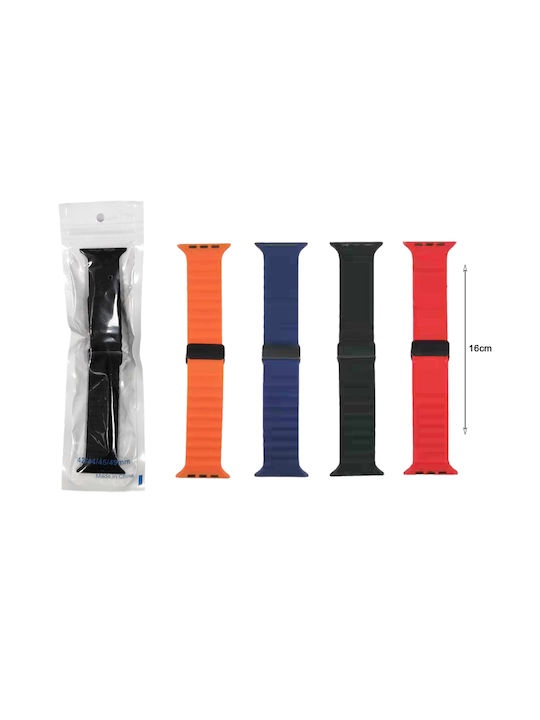 Λουράκι Σιλικόνης Smartwatch 42 44 45 49mm – Silicone Band Strap Διάφορα Χρώματα 017109