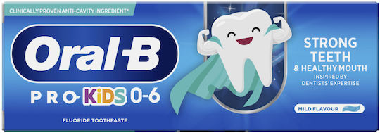Oral-B Pro Kids Spider-Man Baby Toothpaste for 0m+ with Mint Flavor 50ml