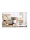 Globo Lighting Wood Table Lamp LED with Beige Shade and Base