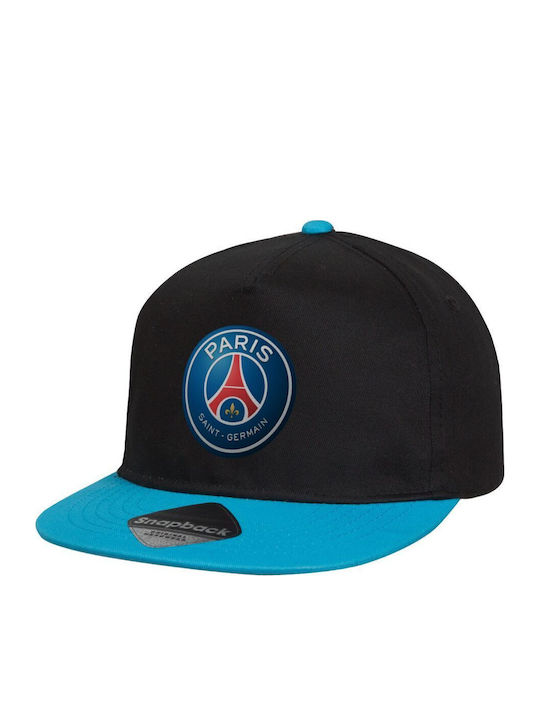 Beechfield Παιδικό Καπέλο Jockey Paris Saint-germain F.c. Μαύρο
