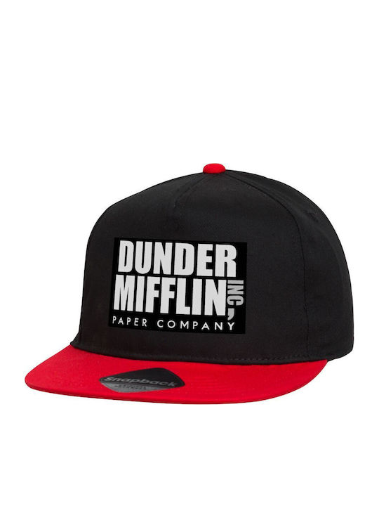 Beechfield Kids' Hat Jockey Fabric Dunder Mifflin Black