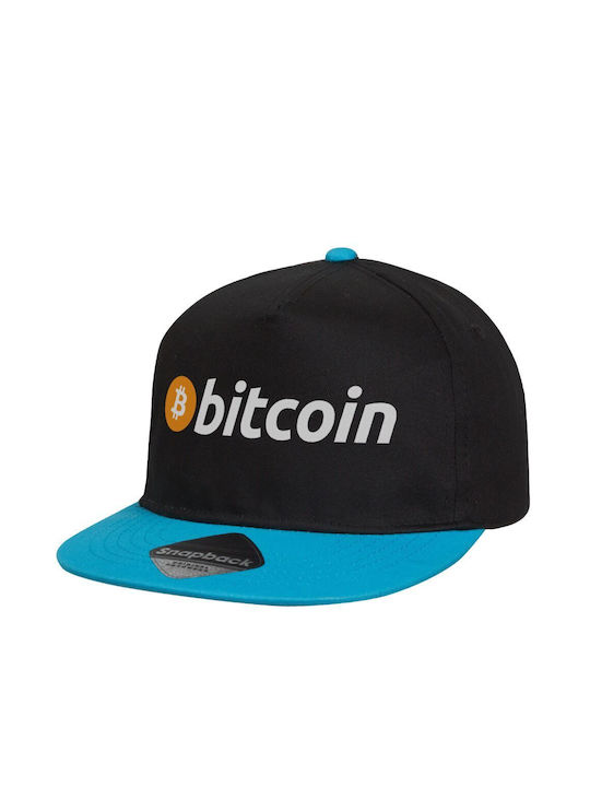 Beechfield Kids' Hat Fabric Bitcoin Crypto Black